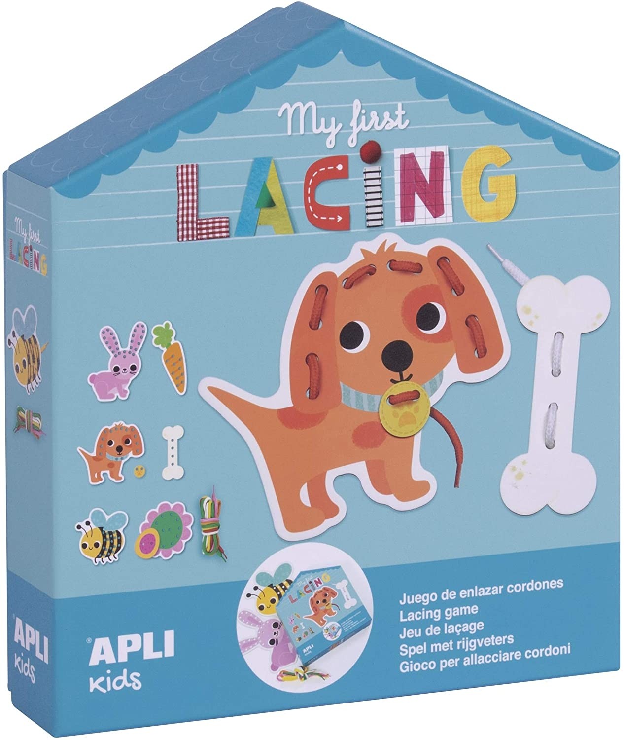 Žaidimas „Mano pirmasis varstymas” - Apli Kids 3 edukaciniai zaislai. Lavinamieji zaislai. Apli Kids . Žaidimas „Mano pirmasis varstymas”