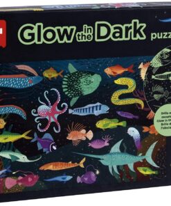 edukaciniai zaislai. Lavinamieji zaislai. Apli Kids . Tamsoje šviečianti dėlionė „Vandenynas”