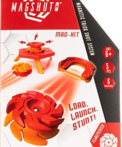 edukaciniai zaislai. Lavinamieji zaislai. FatBrainToys . Magnetinių triukų rinkinys „Magshuto: Flamepiercer“