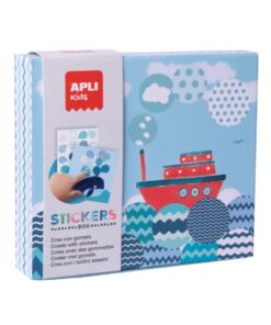 edukaciniai zaislai. Lavinamieji zaislai. Apli Kids . Apli Kids lipdukų žaidimas LAIVAS