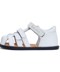 batukai vaikams D.D.Step (Vengrija) Baltos barefoot basutės 20-25 d. G076-41876A