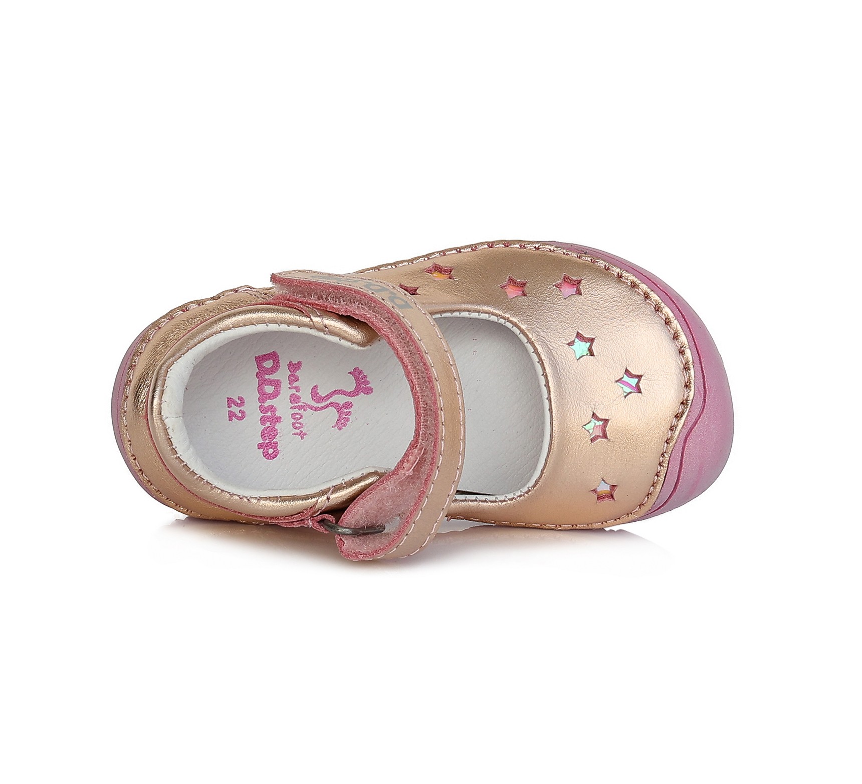 batukai vaikams D.D.Step (Vengrija) Barefoot auksiniai batai 20-25 d. H073585