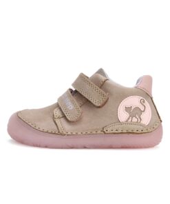batukai vaikams D.D.Step (Vengrija)  Barefoot kreminiai batai 26-31 d. S073-42803AM