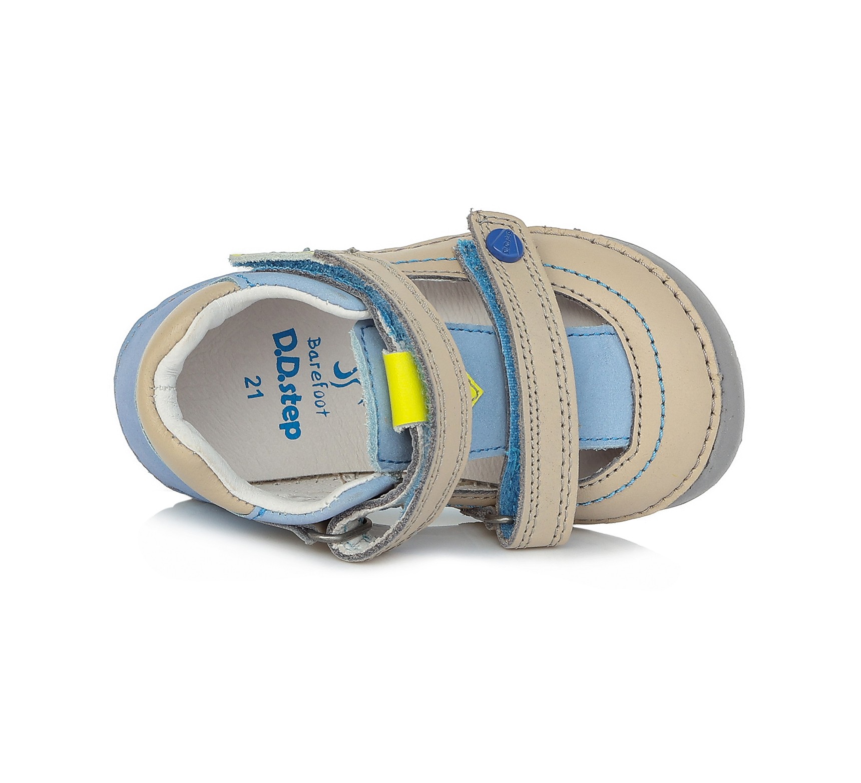 batukai vaikams D.D.Step (Vengrija) Barefoot pilki batai 20-25 d. H070761A