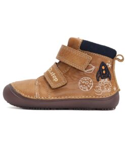batukai vaikams D.D.Step (Vengrija)  Barefoot rudi batai 31-36 d. A063-42719AL