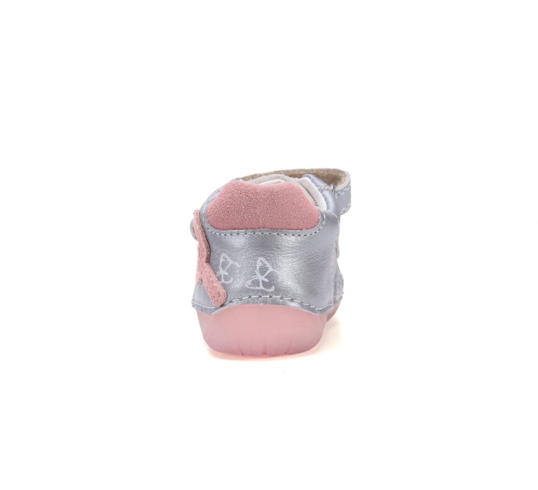 batukai vaikams D.D.Step (Vengrija) Barefoot sidabro spalvos batai 20-25 d. S070-52838