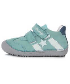 batukai vaikams D.D.Step (Vengrija)  Barefoot šviesiai mėlyni batai 31-36 d. S063-341L