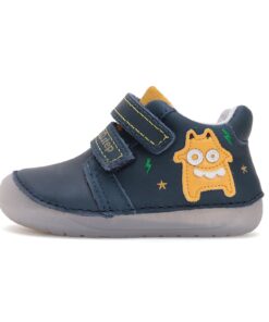 batukai vaikams D.D.Step (Vengrija)  Barefoot tamsiai mėlyni batai 20-25 d. S070-51698