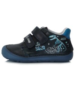 batukai vaikams D.D.Step (Vengrija)  Barefoot tamsiai mėlyni batai 20-25 d. S073-328A