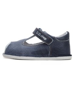 batukai vaikams D.D.Step (Vengrija)  Barefoot tamsiai mėlyni batai 21-26 d. H085-41850A