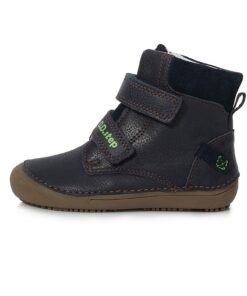 batukai vaikams D.D.Step (Vengrija)  Barefoot tamsiai mėlyni batai 31-36 d. A063-363L