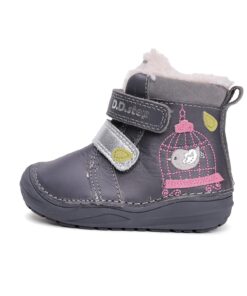 batukai vaikams D.D.Step (Vengrija)  Batai su vilna 20-25 d. W071-52381BW