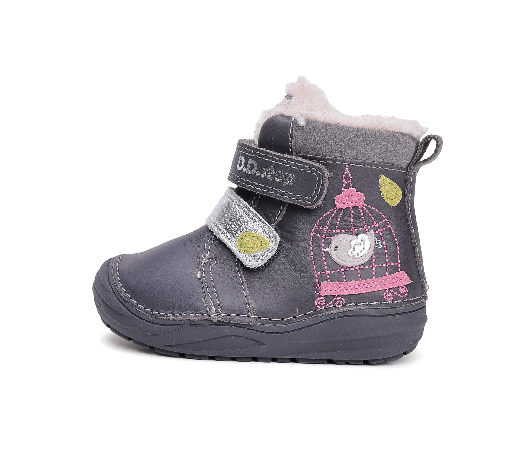 batukai vaikams D.D.Step (Vengrija) Batai su vilna 20-25 d. W071-52381BW