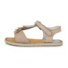 batukai vaikams D.D.Step (Vengrija)  Kreminės barefoot basutės 26-31 d. G076-323M