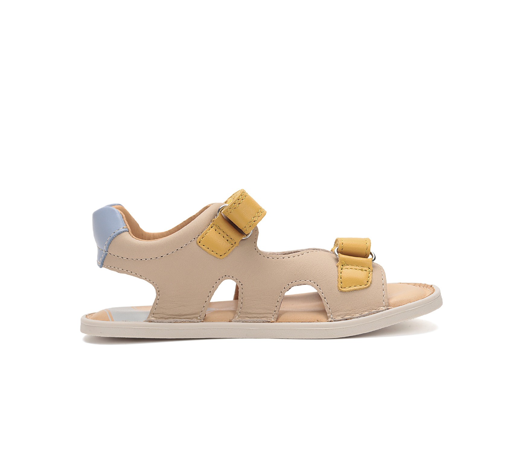 batukai vaikams D.D.Step (Vengrija) Kreminės barefoot basutės 32-37 d. G076-51995AL