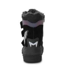 batukai vaikams D.D.Step (Vengrija)  LED Batai su dirbtinio kailio pamušalu 25-30 d. W068-346M