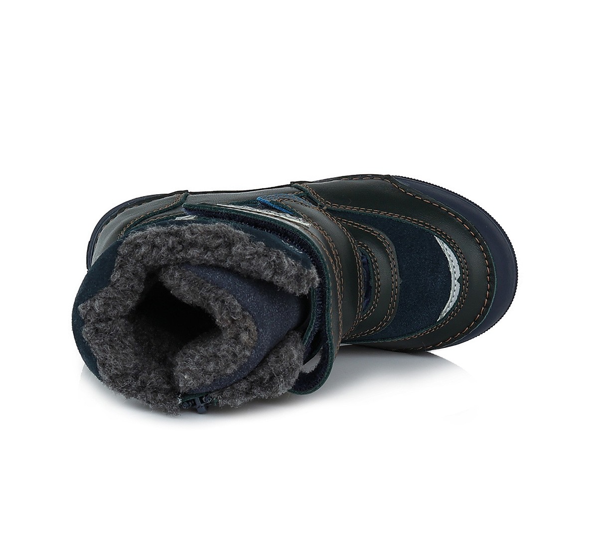 batukai vaikams D.D.Step (Vengrija) LED Batai su vilna 25-30 d. W068-346AM-WOOL