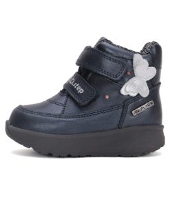 batukai vaikams D.D.Step (Vengrija)  LED tamsiai mėlyni vandeniui atsparūs batai 22-27 d. P083-42591