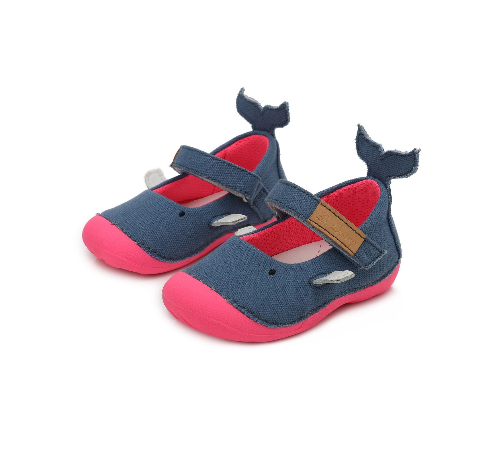 batukai vaikams D.D.Step (Vengrija) Mėlyni canvas batai 19-24 d. C015240