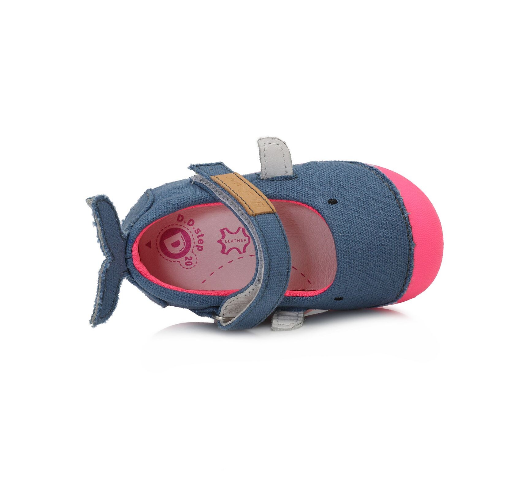 batukai vaikams D.D.Step (Vengrija) Mėlyni canvas batai 19-24 d. C015240