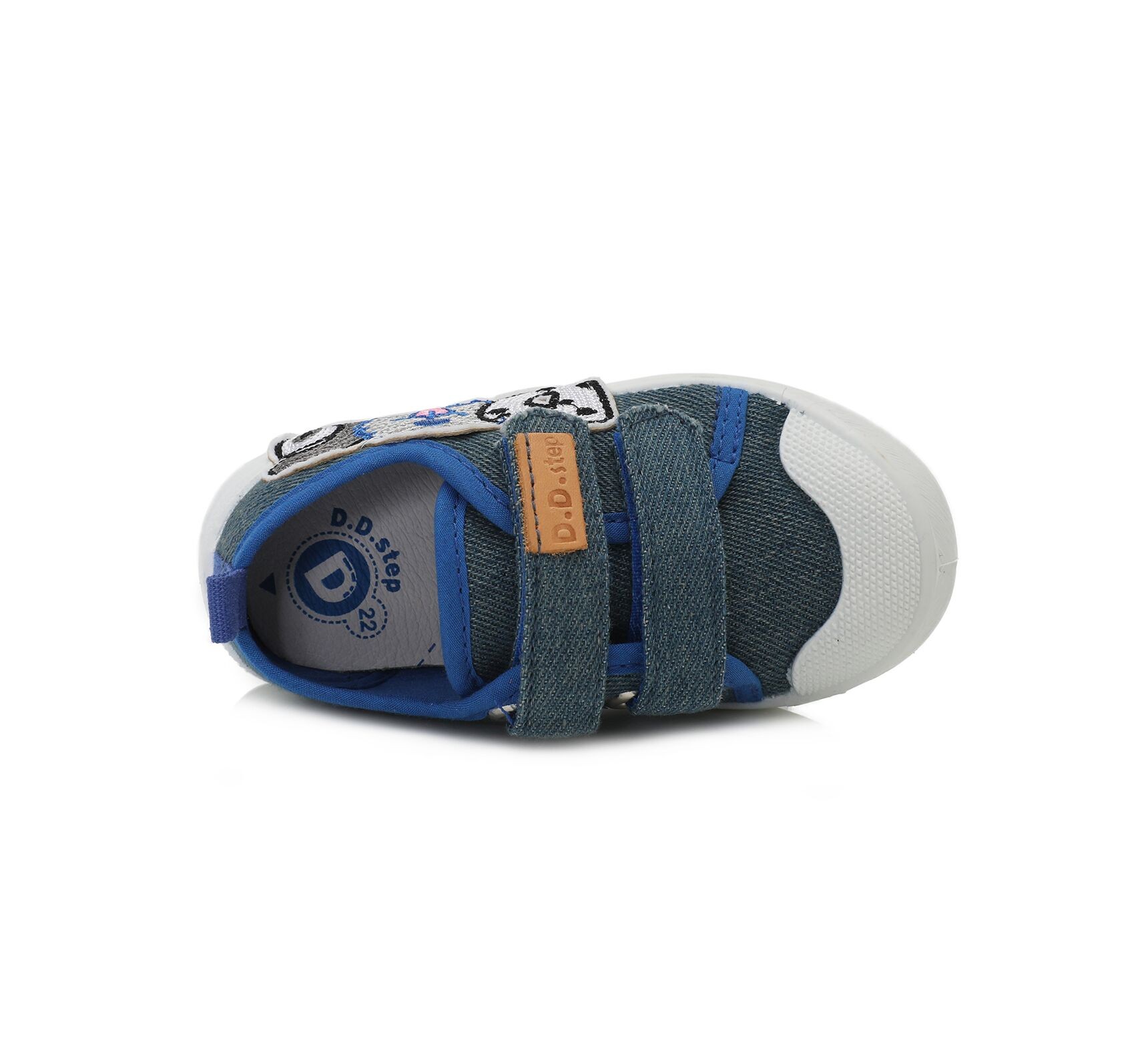 batukai vaikams D.D.Step (Vengrija) Mėlyni canvas batai 20-25 d. CSB137A