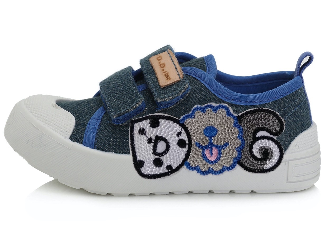 batukai vaikams D.D.Step (Vengrija) Mėlyni canvas batai 20-25 d. CSB137A