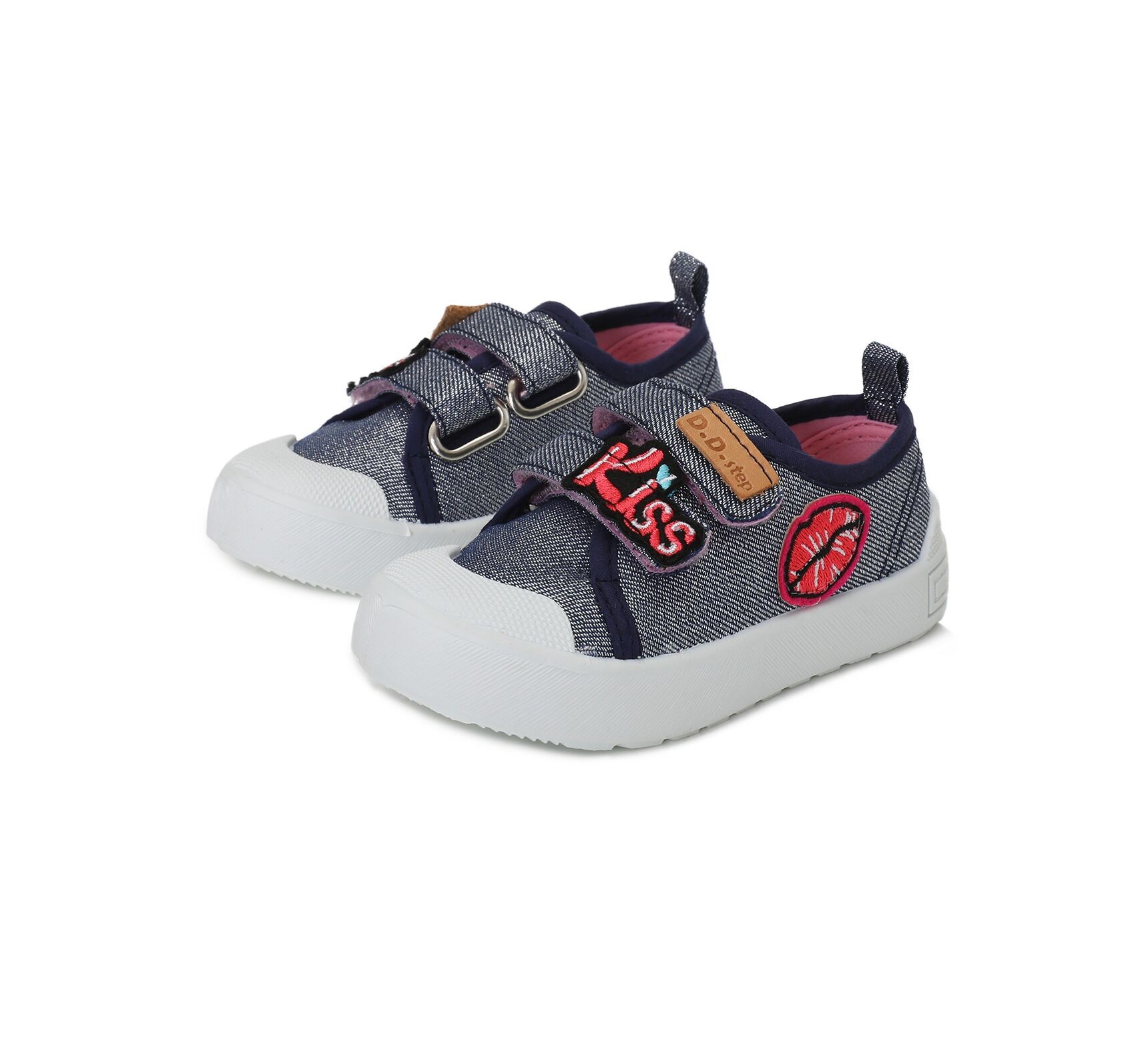 batukai vaikams D.D.Step (Vengrija) Mėlyni canvas batai 20-25 d. CSG141