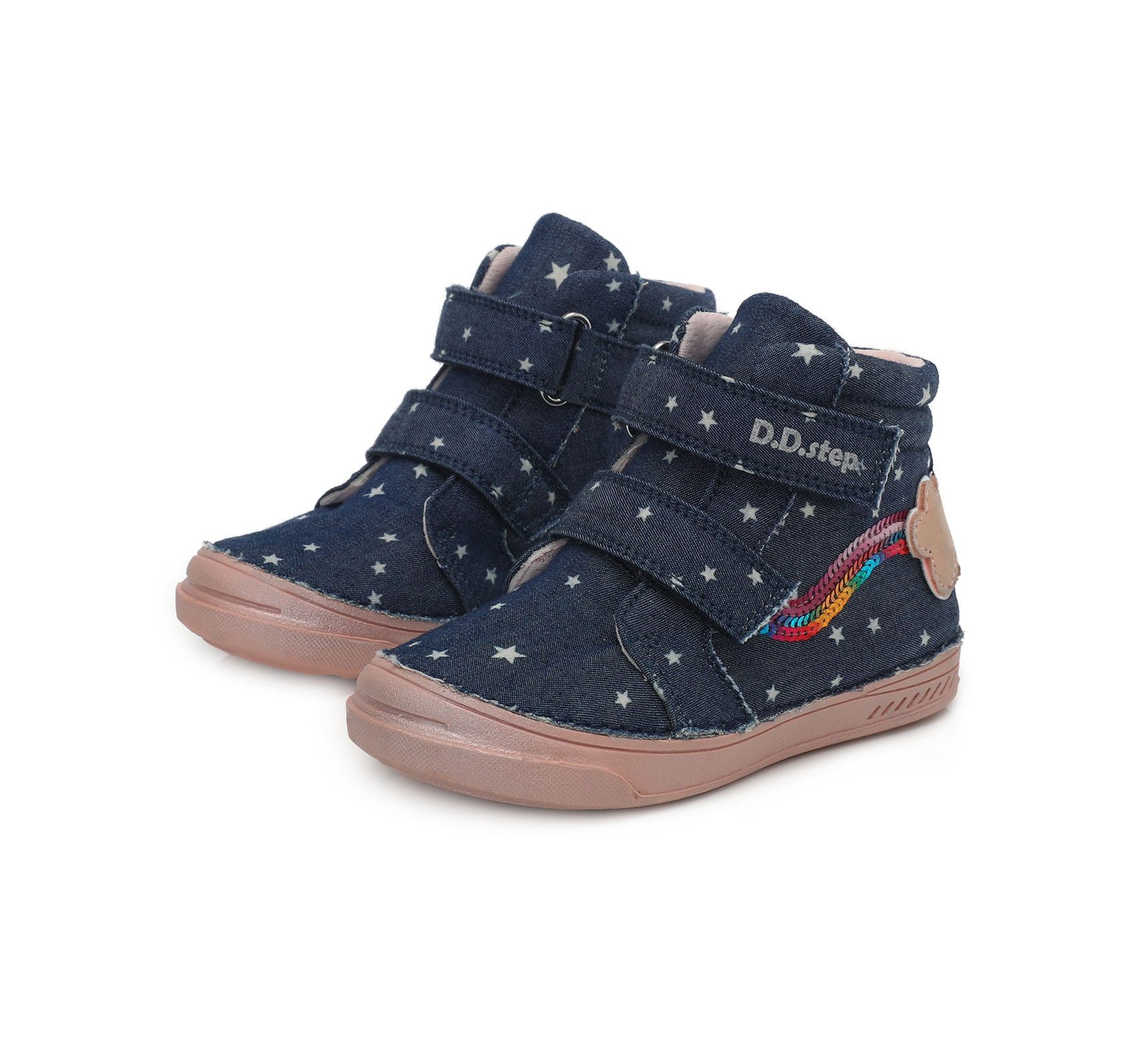 batukai vaikams D.D.Step (Vengrija) Mėlyni canvas batai 31-36 d. C04035AL