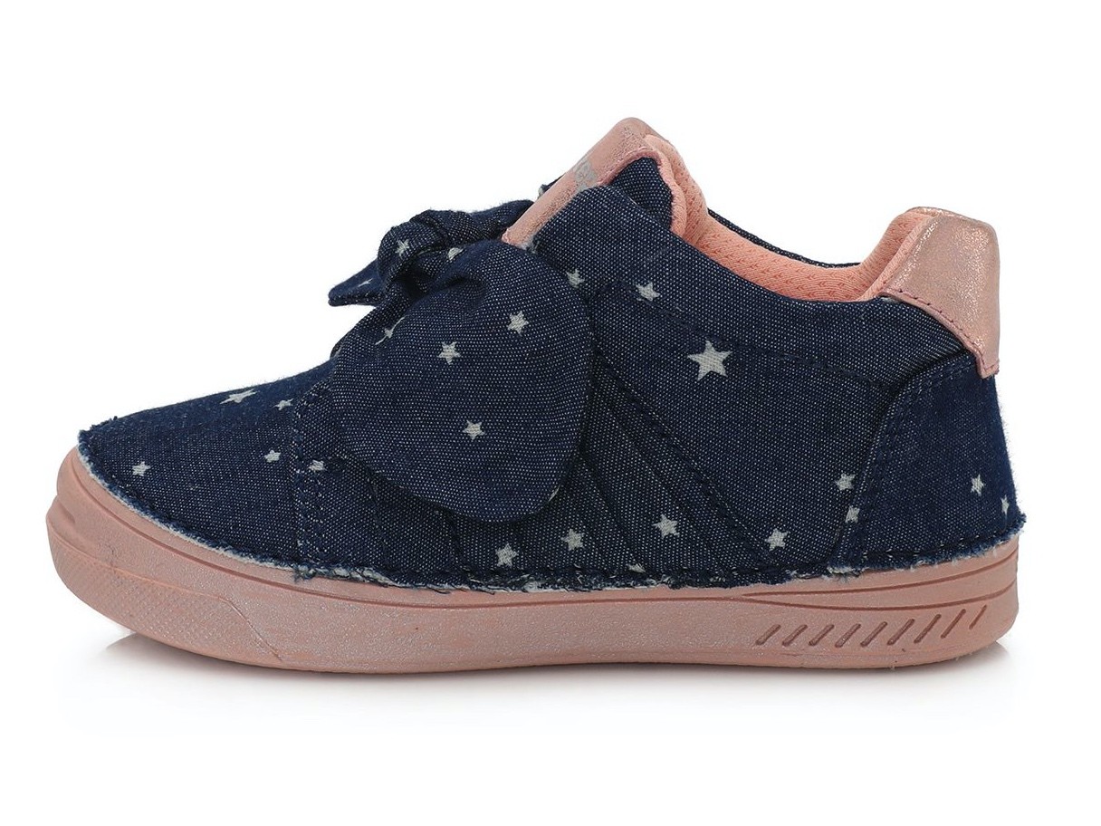 batukai vaikams D.D.Step (Vengrija) Mėlyni canvas batai 31-36 d. C04047AL