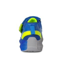 batukai vaikams D.D.Step (Vengrija)  Mėlyni sportiniai LED batai 24-29 d. F61297AM