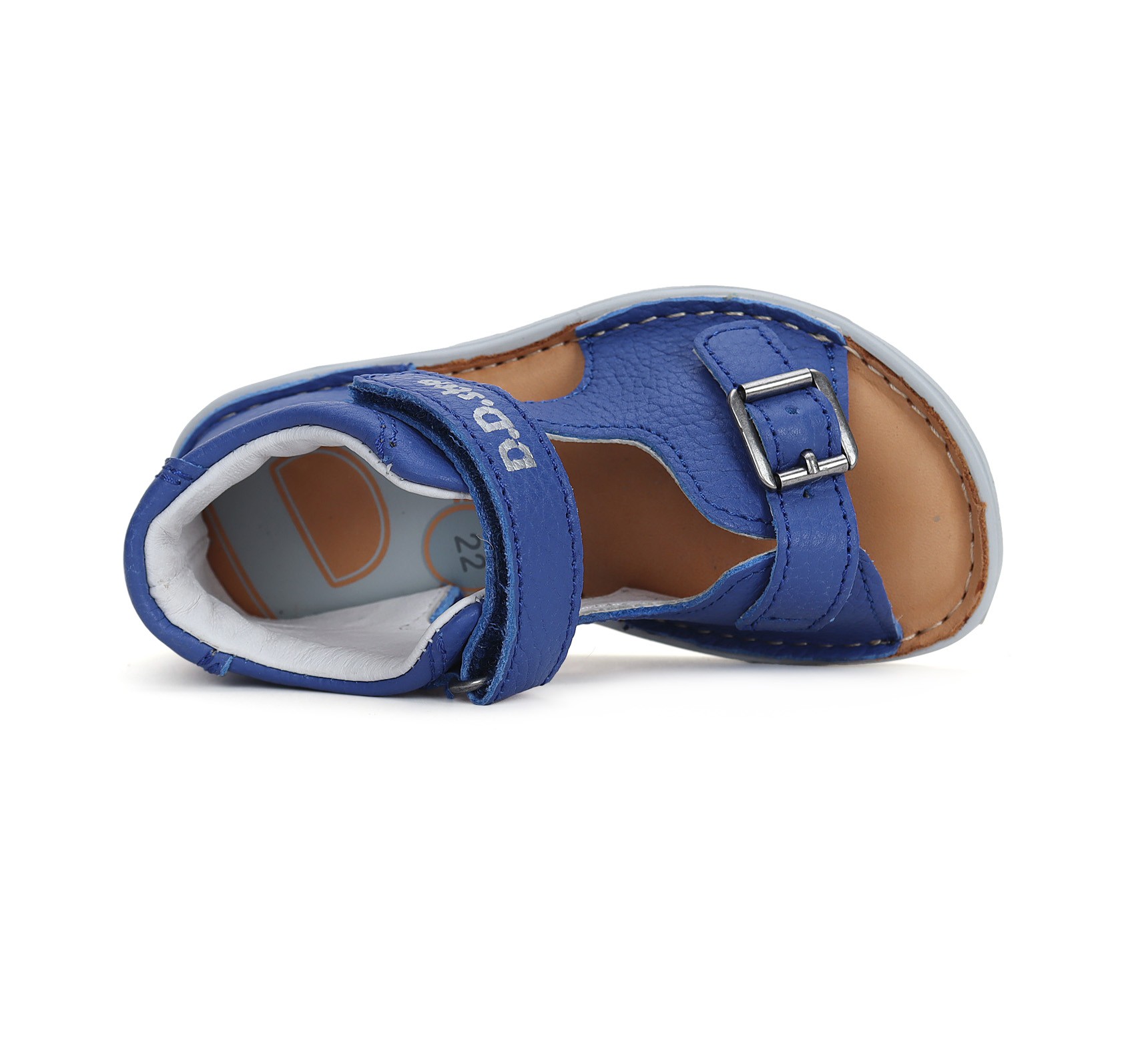 batukai vaikams D.D.Step (Vengrija) Mėlynos barefoot basutės 20-25 d. G076-41333A