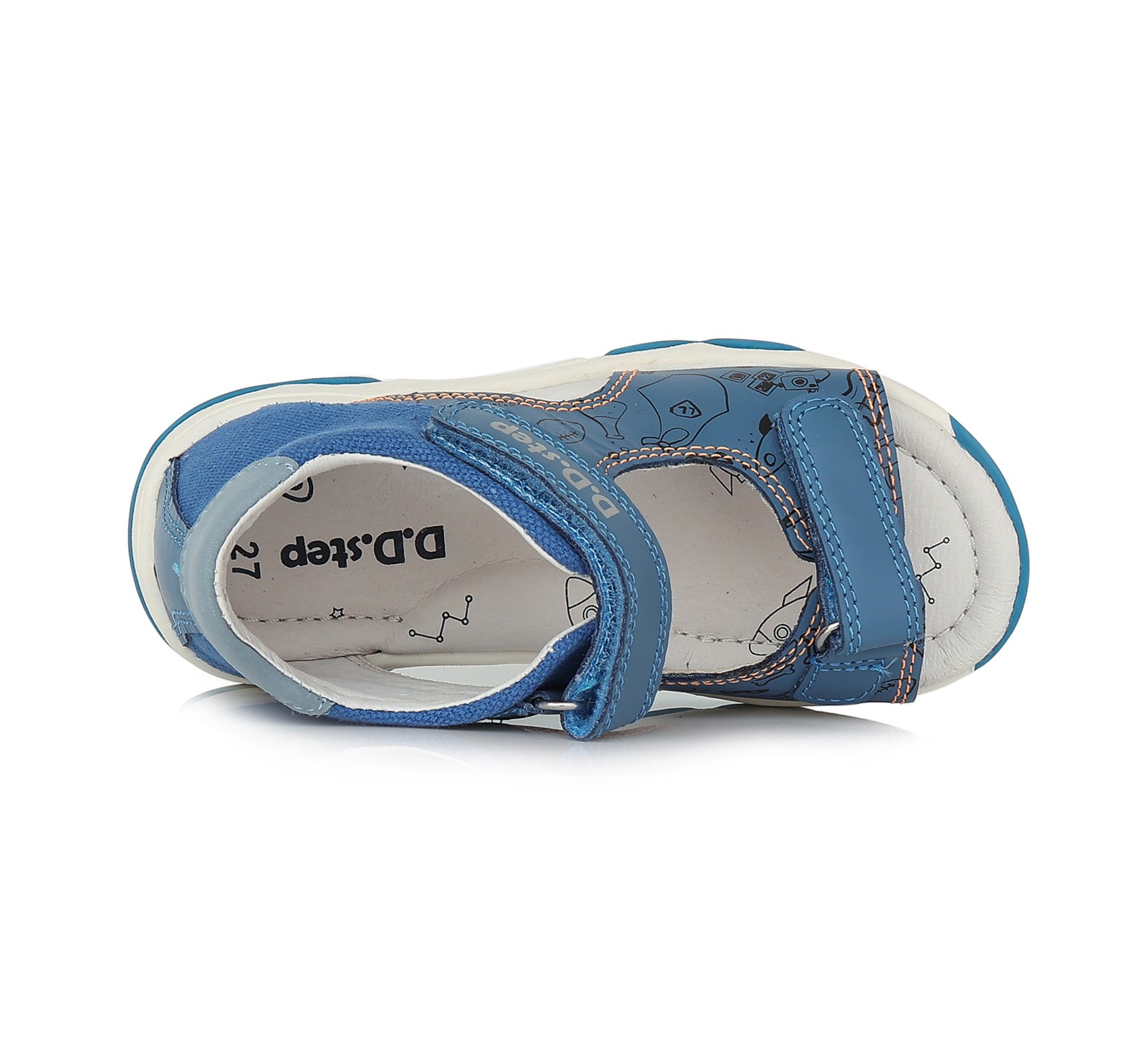 batukai vaikams D.D.Step (Vengrija) Mėlynos basutės 20-25 d. G064-314A