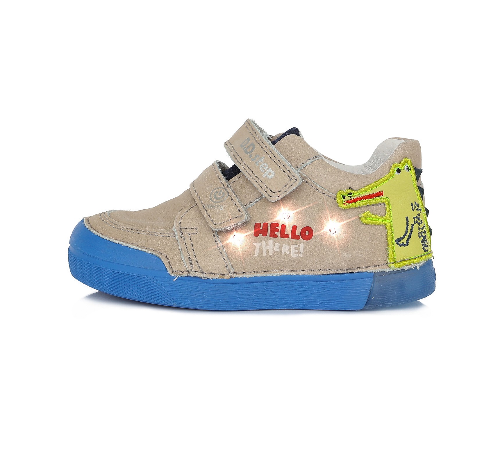 Pilki LED batai 25-30 d. S068506AM. D.D.Step (Vengrija). Batai vaikams 3 batukai vaikams D.D.Step (Vengrija) Pilki LED batai 25-30 d. S068506AM