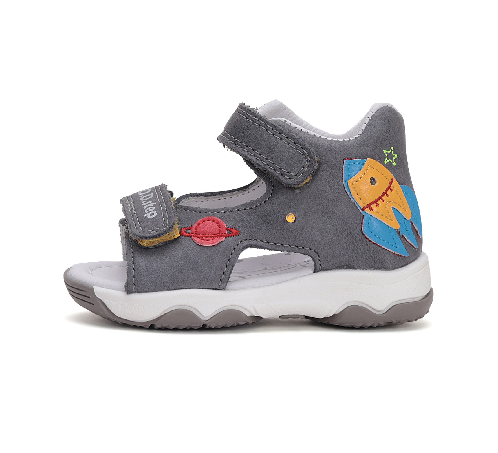 batukai vaikams D.D.Step (Vengrija) Pilkos LED basutės 20-25 d. G064-51816A