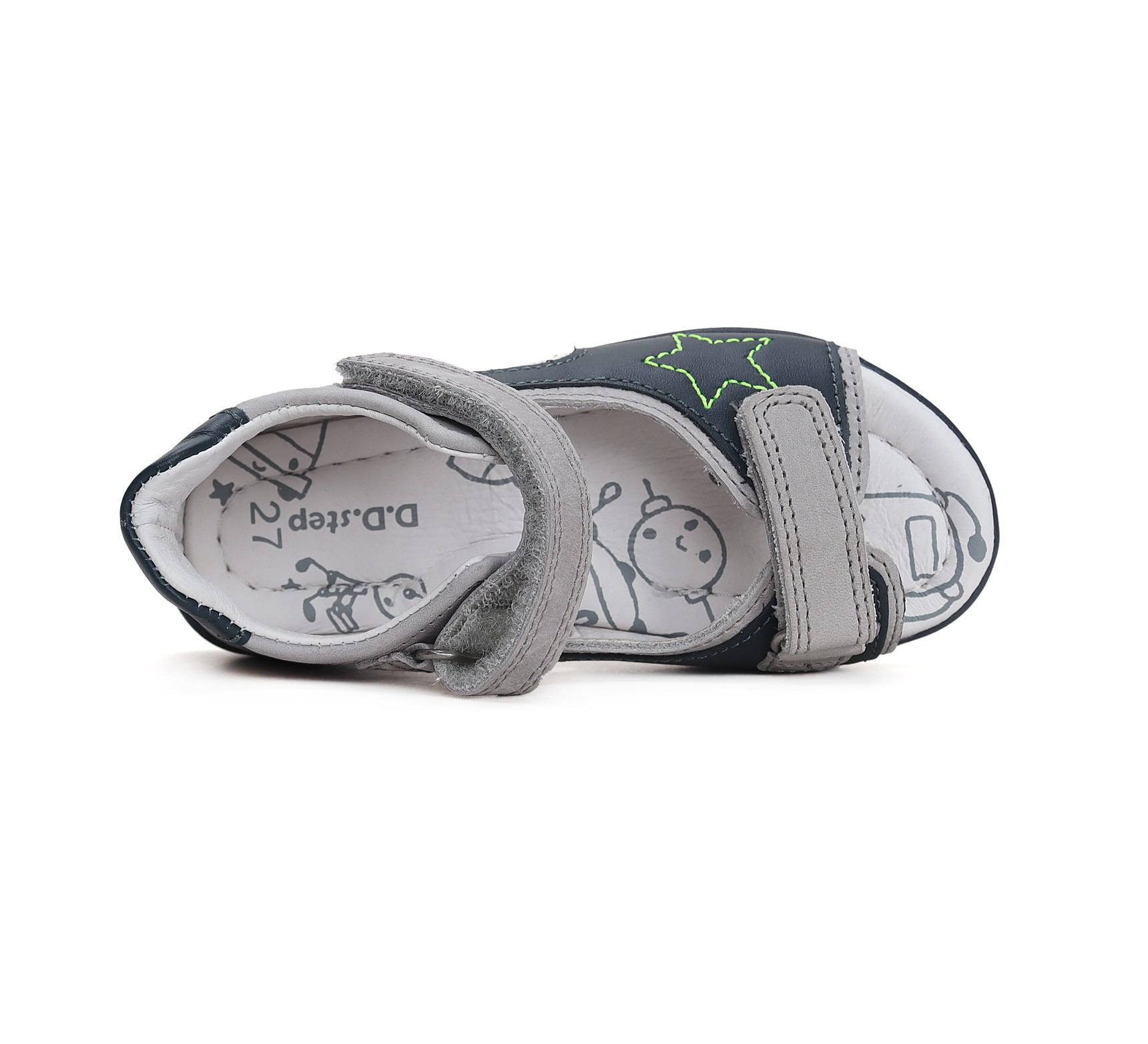 batukai vaikams D.D.Step (Vengrija) Pilkos basutės 22-24 d. G075-41736A