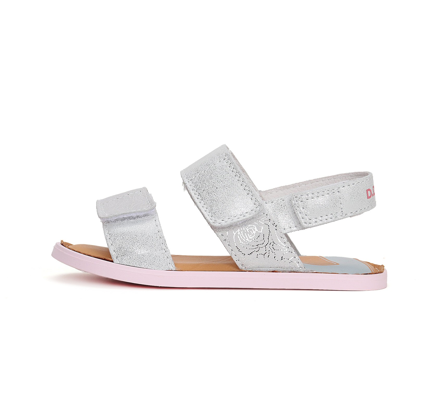 Sidabrinės barefoot basutės 32-37 d. G076-41539AL. D.D.Step (Vengrija). Batai vaikams 3 batukai vaikams D.D.Step (Vengrija) Sidabrinės barefoot basutės 32-37 d. G076-41539AL