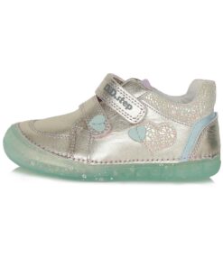 batukai vaikams D.D.Step (Vengrija)  Sidabriniai batai 32-37d. S078343BL