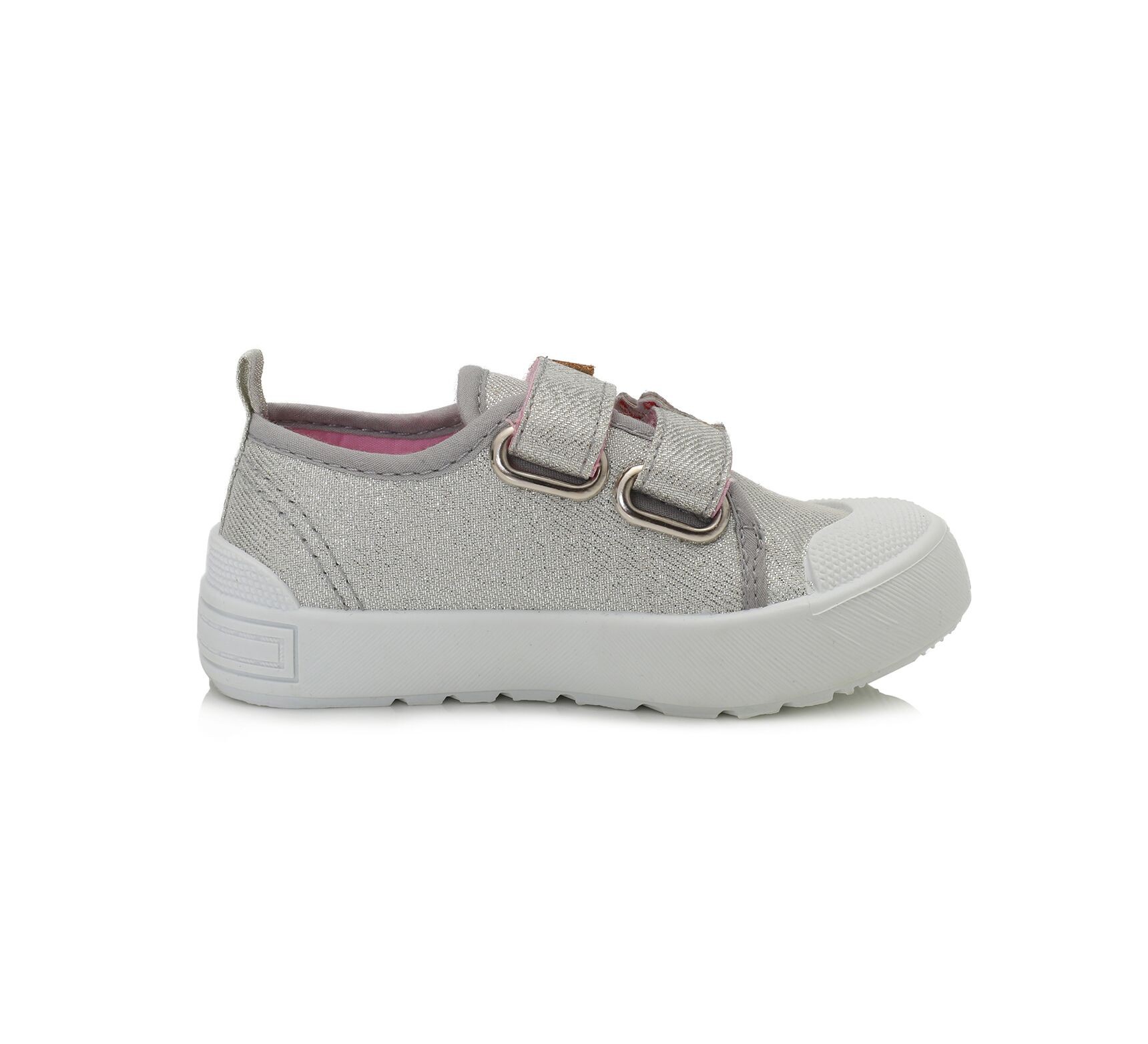 batukai vaikams D.D.Step (Vengrija) Sidabriniai canvas batai 20-25 d. CSG141A