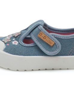 batukai vaikams D.D.Step (Vengrija)  Šviesiai mėlyni canvas batai 20-25 d. CSG137