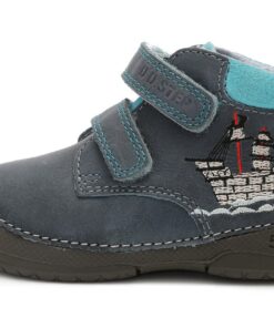 batukai vaikams D.D.Step (Vengrija)  Tamsiai mėlyni batai 19-24 d. 038251U