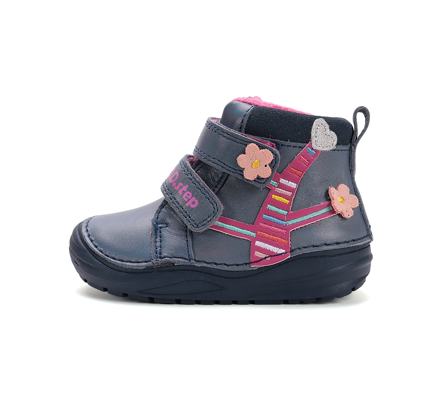 batukai vaikams D.D.Step (Vengrija) Tamsiai mėlyni batai su plonu pašiltinimu 20-25 d. S071-52810A