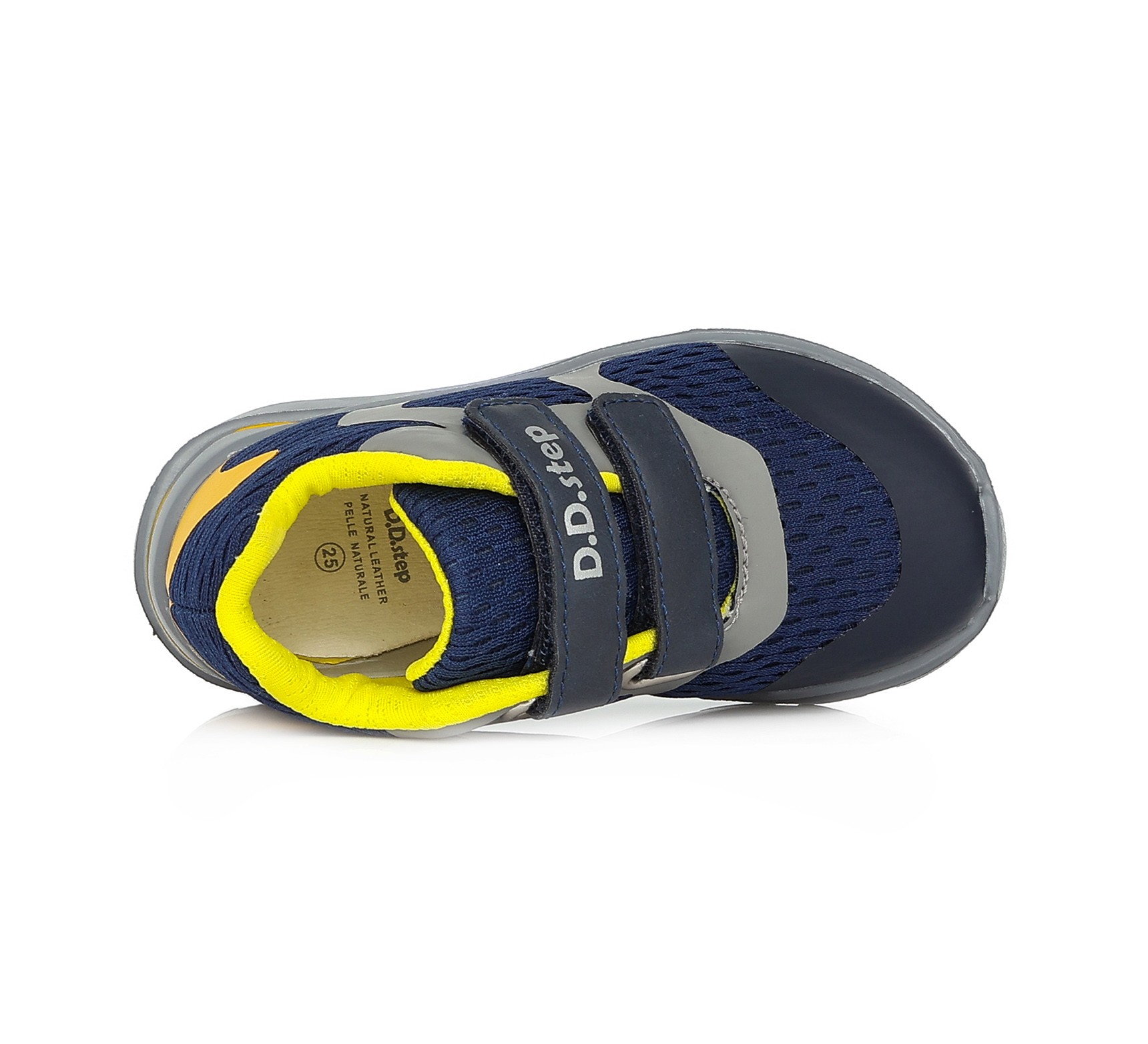 Tamsiai mėlyni sportiniai batai 30-35 d. F061-378L. D.D.Step (Vengrija). Batai vaikams 6 batukai vaikams D.D.Step (Vengrija) Tamsiai mėlyni sportiniai batai 30-35 d. F061-378L