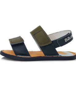 batukai vaikams D.D.Step (Vengrija)  Tamsiai mėlynos barefoot basutės 26-31 d. G076-356AM