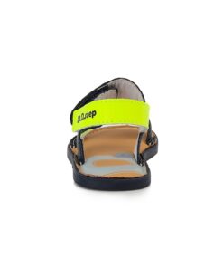 batukai vaikams D.D.Step (Vengrija)  Tamsiai mėlynos barefoot basutės 32-37 d. G076-356L