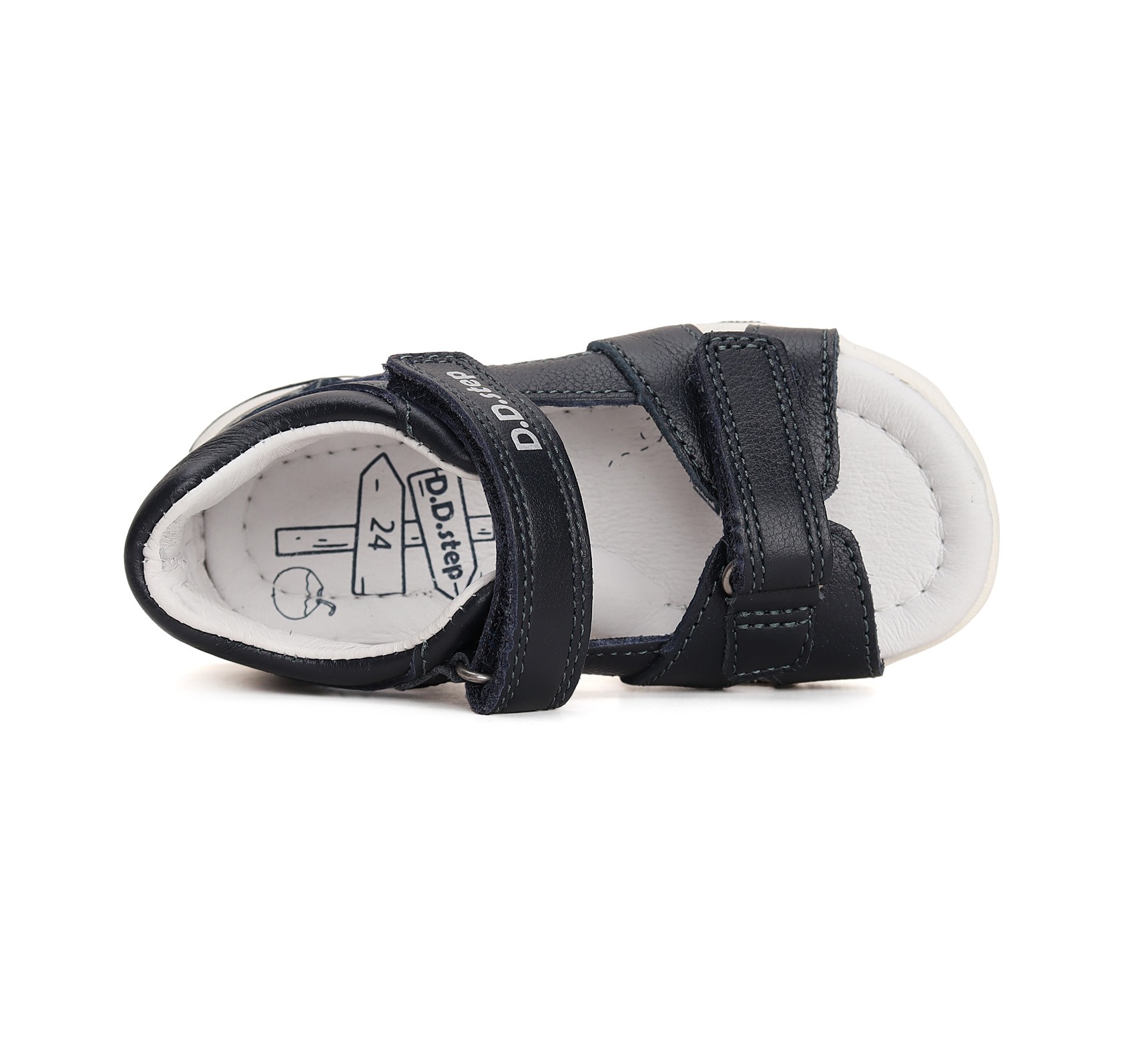 batukai vaikams D.D.Step (Vengrija) Tamsiai mėlynos basutės 20-24 d. G290-41965