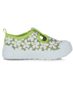 batukai vaikams D.D.Step (Vengrija)  Žali canvas batai 20-25 d. CSG-317A