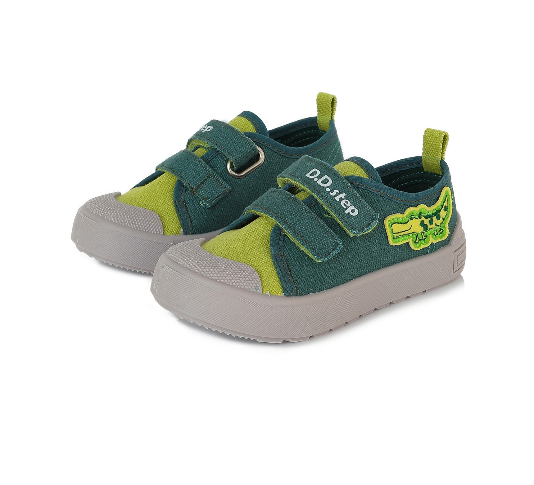 batukai vaikams D.D.Step (Vengrija) Žali canvas batai 22-25 d. CSB449A