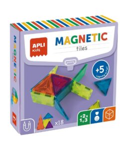 edukaciniai zaislai. Lavinamieji zaislai. Apli Kids . APLI skaidrios magnetinės kaladėlės