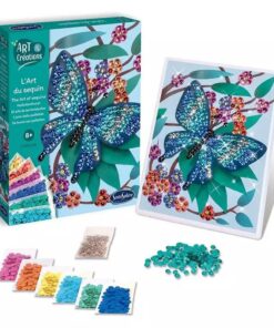 edukaciniai zaislai. Lavinamieji zaislai. SentoSphere . Art & Creations blizgantis menas - Drugeliai