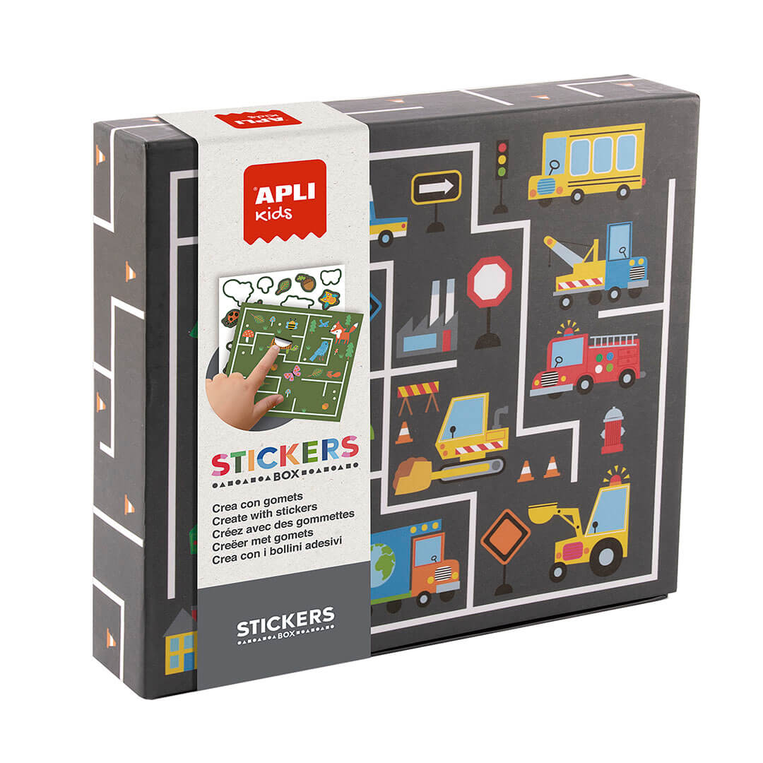 APLI lipdukų žaidimas - Labirintai - Apli Kids 3 edukaciniai zaislai. Lavinamieji zaislai. Apli Kids . APLI lipdukų žaidimas - Labirintai